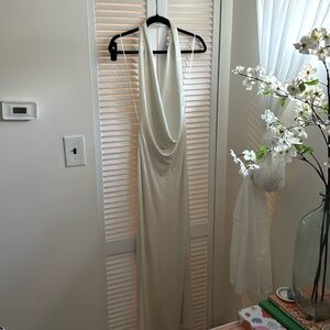 Zara plunge neck dress